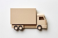 Container truck cardboard vehicle paper. AI generated Image by rawpixel.
