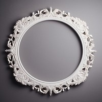 Circle white jewelry circle mirror. AI generated Image by rawpixel.