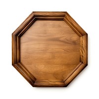 Wood Octagon design frame vintage wood white background architecture. AI generated Image by rawpixel.