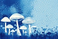 Cute mushroom backgrounds outdoors fungus. AI generated Image by rawpixel.
