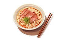 Ramen chopsticks soup bowl. AI generated Image by rawpixel.