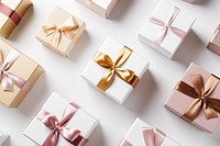 Realistic gift Xmas boxes backgrounds pink celebration. AI generated Image by rawpixel.