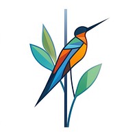 Bird hummingbird animal plant. AI generated Image by rawpixel.