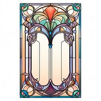 Glass Frame Ornament art stained glass architecture. AI generated Image by rawpixel.