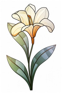Glass Lily lily flower plant. AI generated Image by rawpixel.
