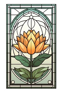 Lotus shape glass art. AI generated Image by rawpixel.