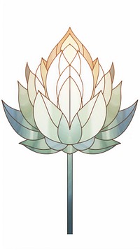 Lotus white background chandelier proteales. AI generated Image by rawpixel.