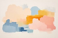 Cloud art abstract painting. AI generated Image by rawpixel.