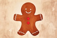 Gingerbread christmas cookie food. AI generated Image by rawpixel.