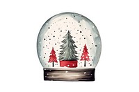 Snow globe christmas transparent celebration. AI generated Image by rawpixel.
