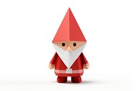Christmas gnome white background representation celebration. AI generated Image by rawpixel.