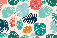 Philodendron pattern plant leaf. AI generated Image by rawpixel.