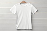 White Male Tshirt t-shirt sleeve white. AI generated Image by rawpixel.