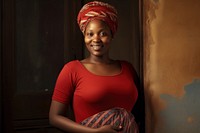South African woman portrait adult smile. AI generated Image by rawpixel.
