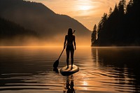 Paddle oars outdoors nature. AI generated Image by rawpixel.