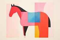 Horse art painting animal. AI generated Image by rawpixel.