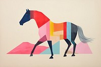 Horse art painting mammal. AI generated Image by rawpixel.