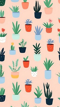 Simple plant backgrounds pattern arrangement. AI generated Image by rawpixel.