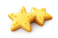 Sugar cookies icing dessert yellow shape. AI generated Image by rawpixel.