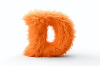 PNG Alphabet E shape fur white background orange color. 