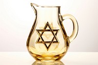 Jug glass gold white background. AI generated Image by rawpixel.