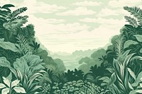 Jungle vegetation landscape outdoors. AI generated Image by rawpixel.