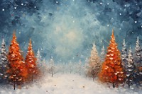 Christmas background backgrounds christmas painting. AI generated Image by rawpixel.