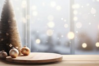 Window table christmas tree. AI generated Image by rawpixel.