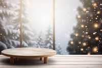 Table christmas furniture shape. AI generated Image by rawpixel.