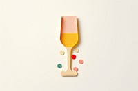 Champange glass refreshment celebration. AI generated Image by rawpixel.