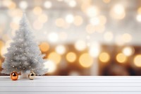 Christmas tree blurred background christmas white christmas tree. AI generated Image by rawpixel.