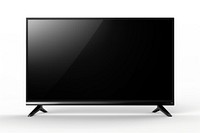 Modern smart tv screen television black. 