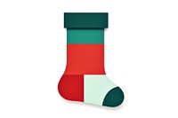 Christmas sock christmas white background celebration. AI generated Image by rawpixel.