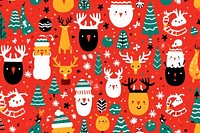 Pattern christmas winter representation. AI generated Image by rawpixel.
