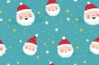 Santa pattern winter fun. AI generated Image by rawpixel.