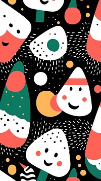 Santa pattern confectionery backgrounds. AI generated Image by rawpixel.