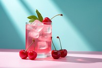 Cherry juice cocktail fruit drink. AI generated Image by rawpixel.