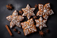 Gingerbread cookies christmas food confectionery. AI generated Image by rawpixel.