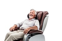 Grandpa sitting adult chair. AI generated Image by rawpixel.