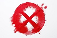 Circle red white background splattered. AI generated Image by rawpixel.