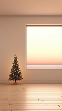 Christmas lighting plant tree. AI generated Image by rawpixel.