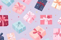 Gift box backgrounds pattern paper. AI generated Image by rawpixel.