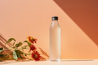 Bottle product flower drink refreshment. AI generated Image by rawpixel.