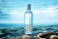 Bottle product outdoors nature water. AI generated Image by rawpixel.