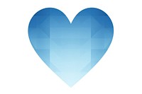 Heart shape blue white background. AI generated Image by rawpixel.