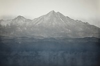 Mountain Grey and Blue outdoors nature. AI generated Image by rawpixel.