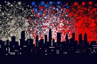 Firework fireworks city architecture. AI generated Image by rawpixel.