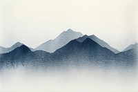 Mountain Grey and Blue backgrounds landscape. AI generated Image by rawpixel.