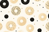 Donut pattern backgrounds food. AI generated Image by rawpixel.