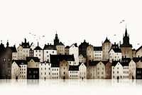Town architecture building castle. AI generated Image by rawpixel.